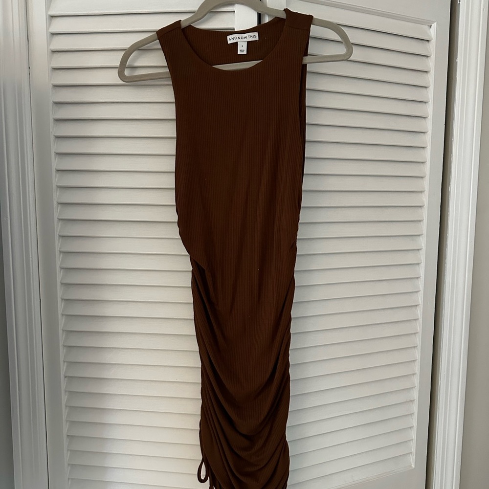 Fitted scrunch dress